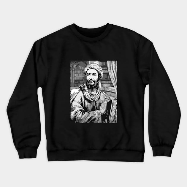 Islamic Golden Ages scientists, Abbasid Caliphate Crewneck Sweatshirt by ArkiLart Design